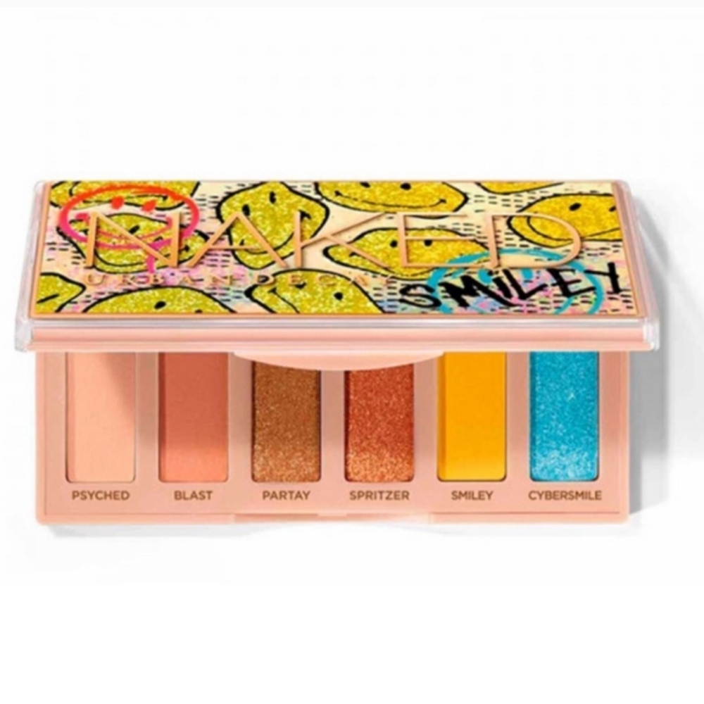 HP 🔥🆕 Urban Decay X SMILEY NAKED MUCHO HAPPY Mini Eyeshadow Palette